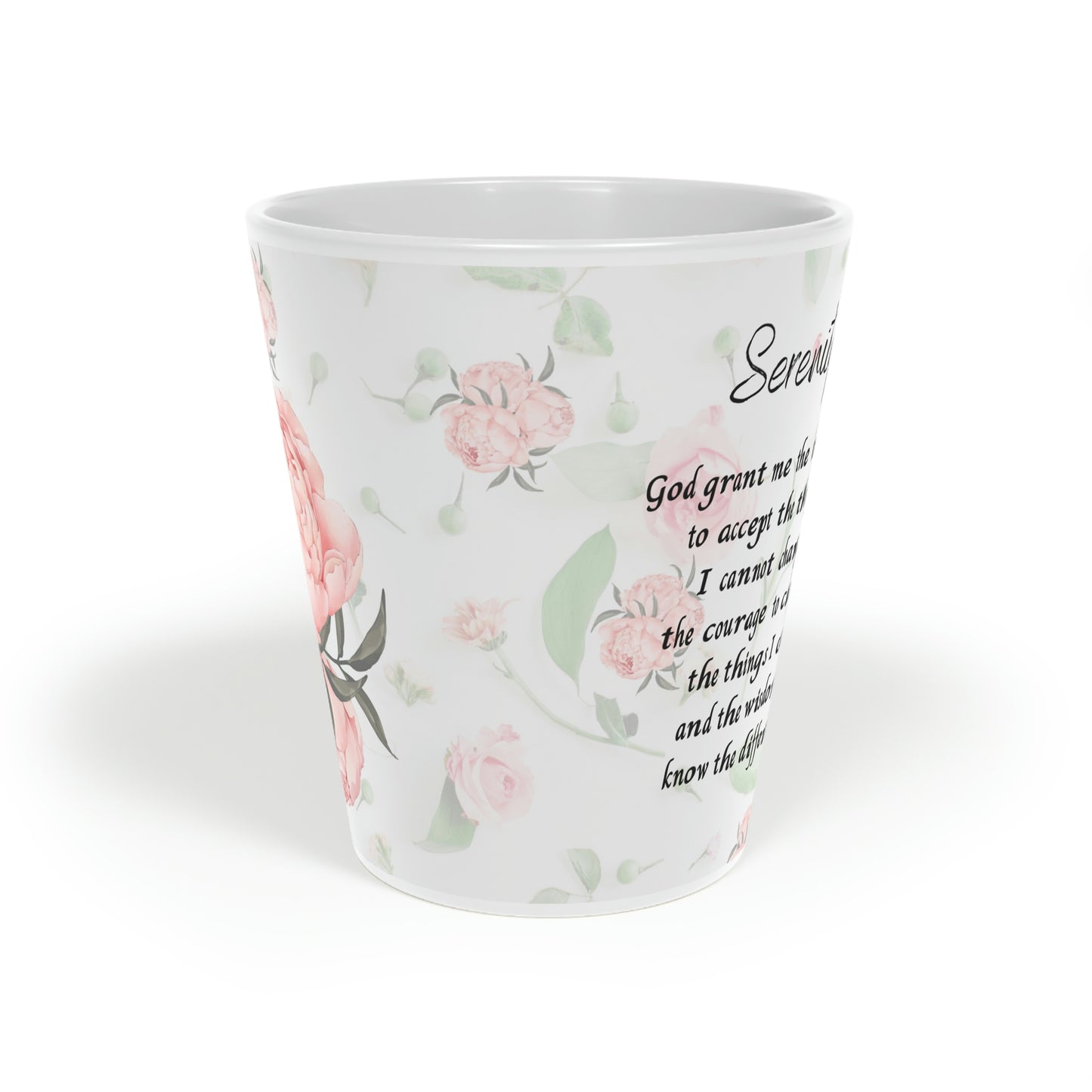 "Serenity" Latte Mug, 12oz