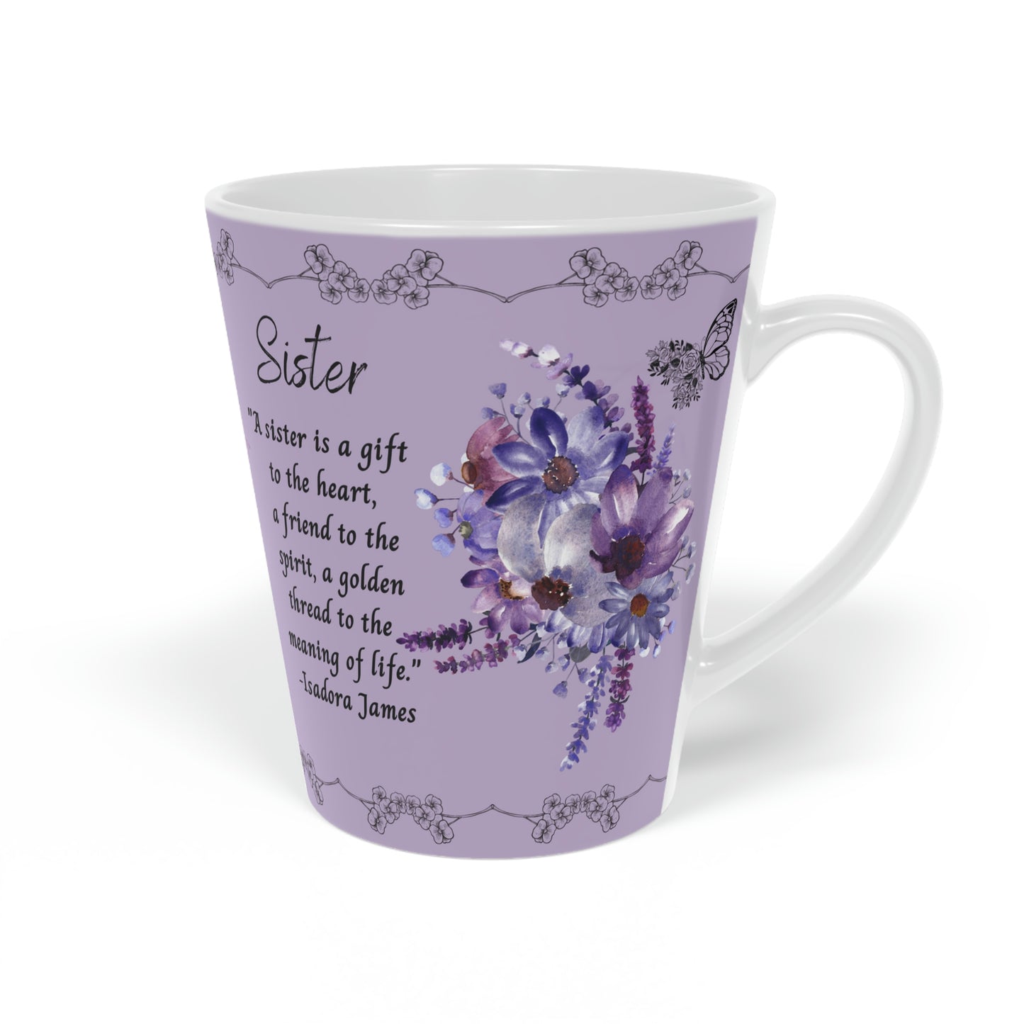 "Sister" Latte Mug, 12oz
