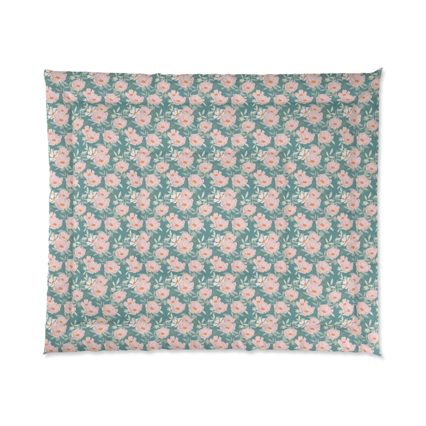 Tropical Floral Comforter- Queen Size (104"X88")