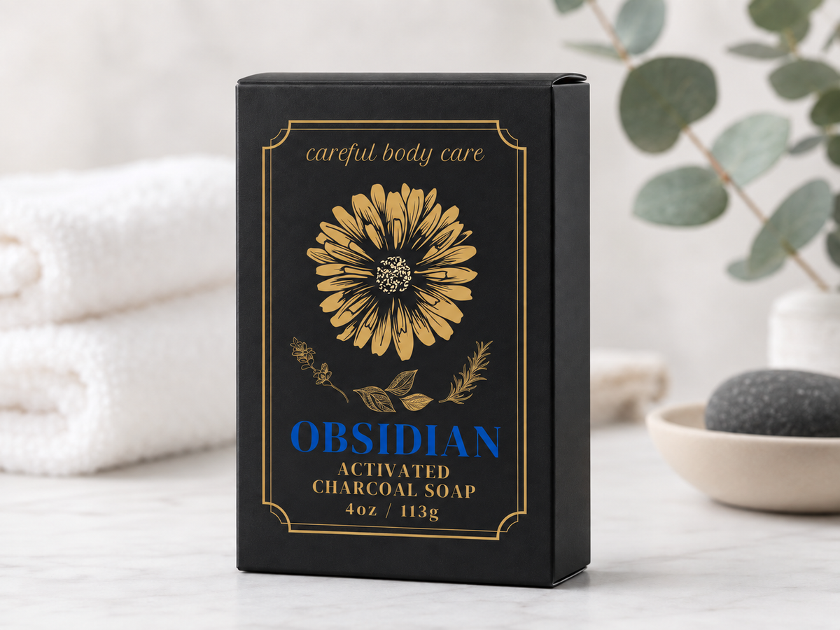 Obsidian Activated Charcoal Soap