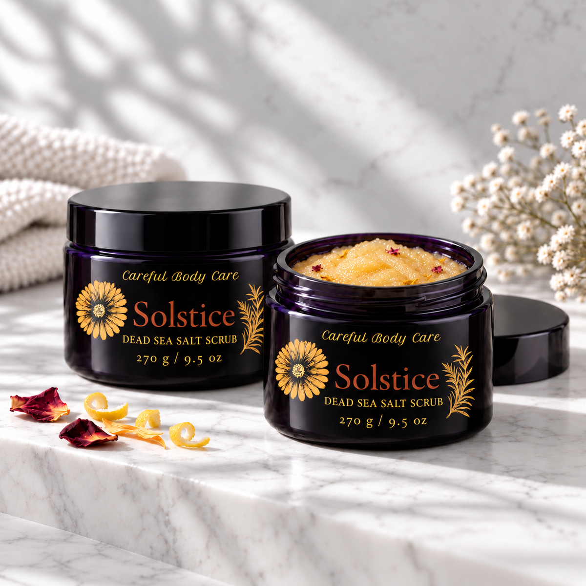 Solstice Dead Sea Salt Scrub