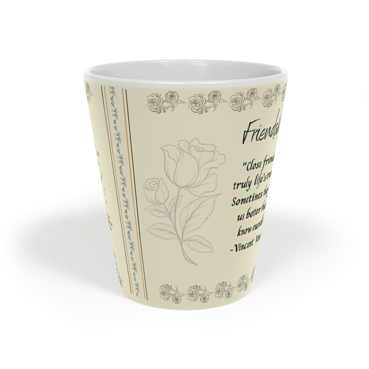 "Friendship" Latte Mug, 12oz