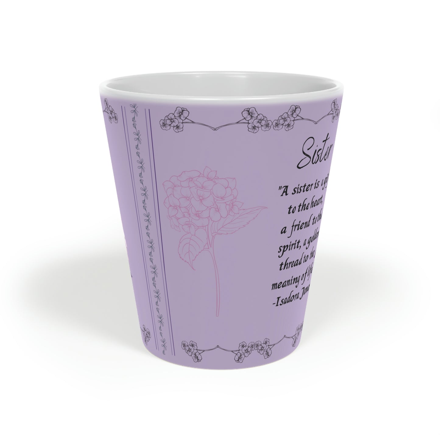 "Sister" Latte Mug, 12oz