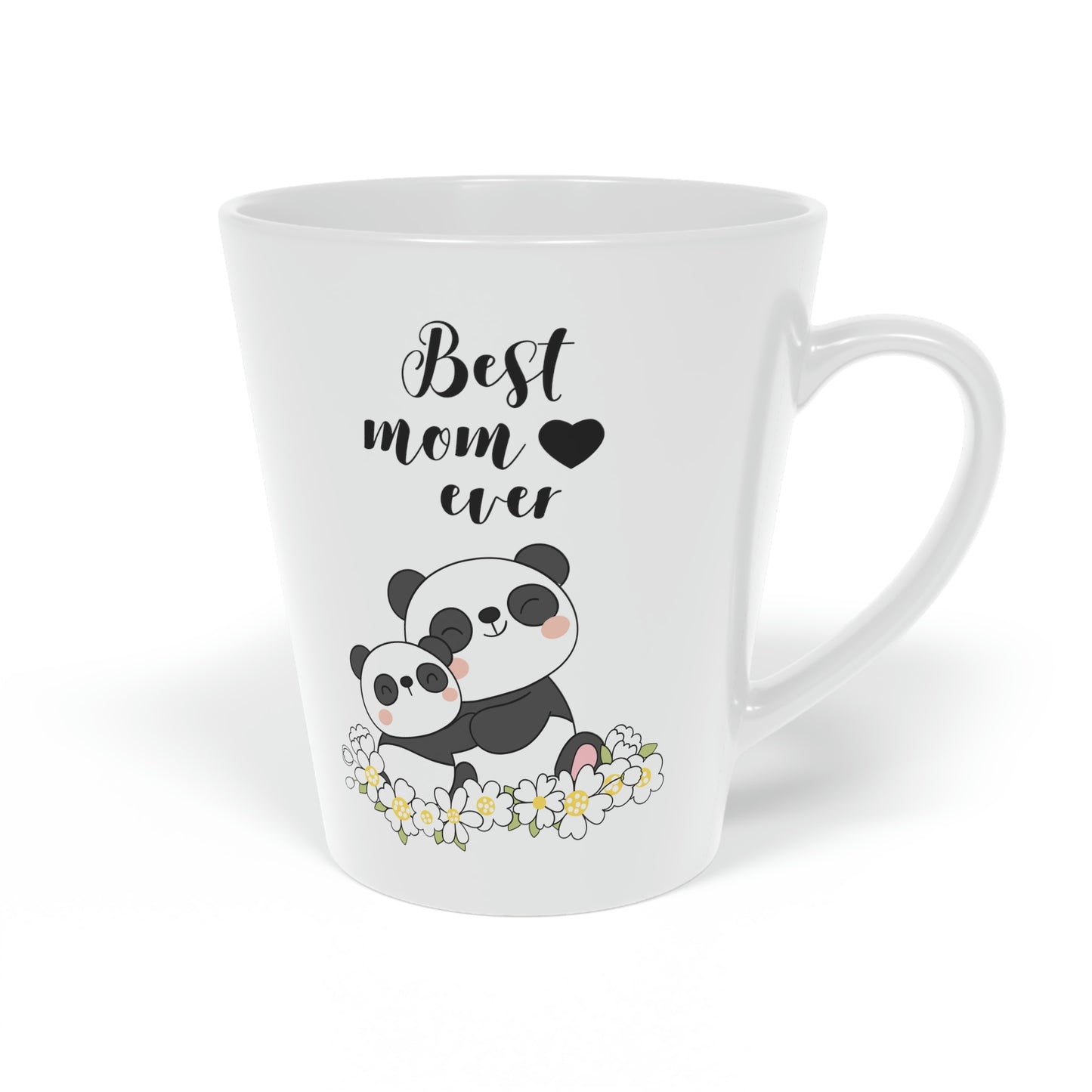 Happy Mother's Day "Mama Panda" Latte Mug, 12oz