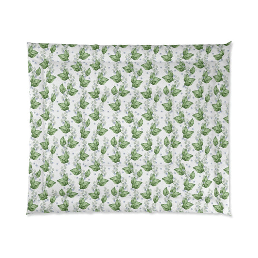 Green Vine Comforter- Queen Size (104"X88")