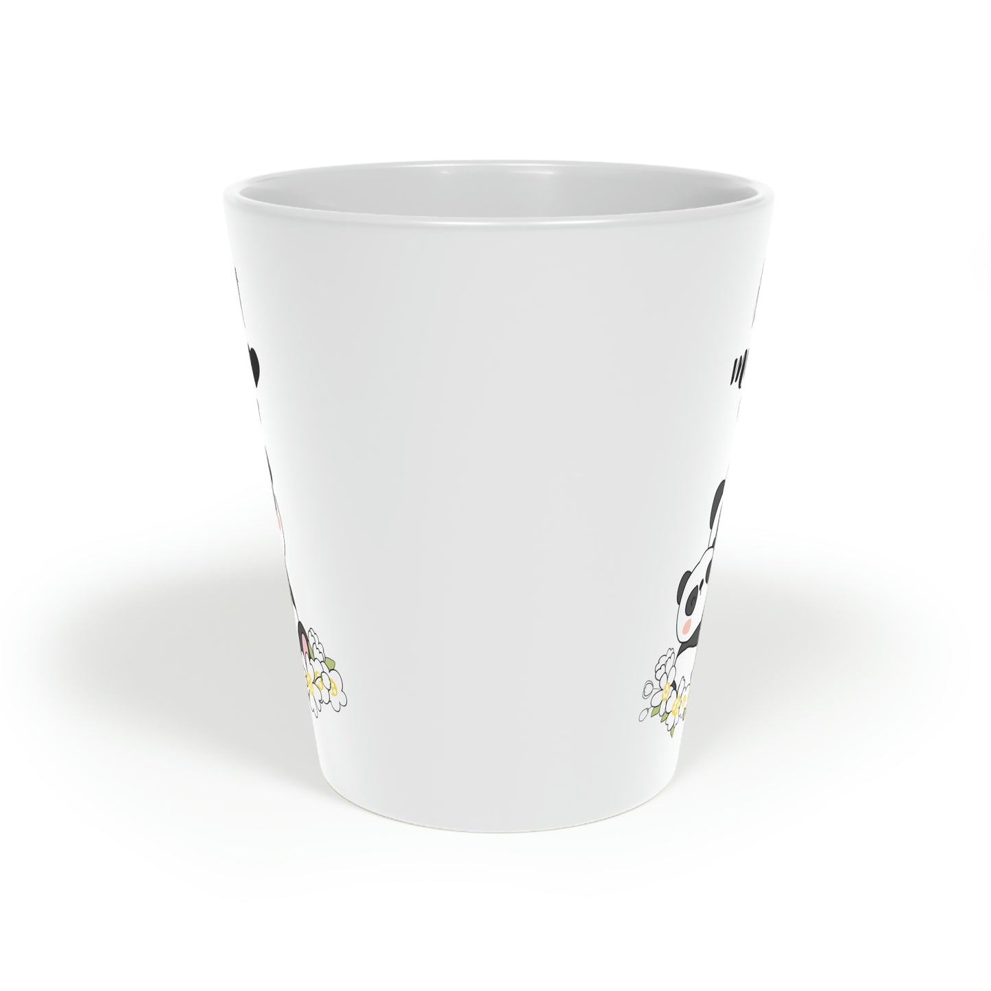 Happy Mother's Day "Mama Panda" Latte Mug, 12oz