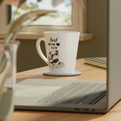 Happy Mother's Day "Mama Panda" Latte Mug, 12oz